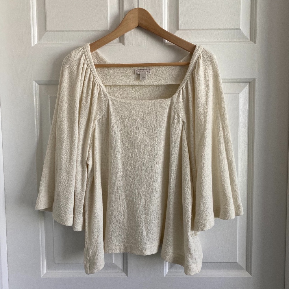 J. Crew Point Sur Square-Neck Top